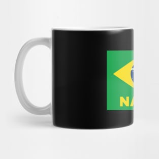 Natal City in Brazilian Flag Mug